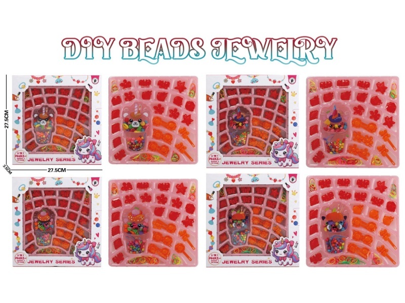 Ice Cream Candy Beads + Bobby Pins
