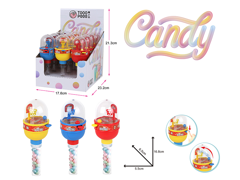 Handheld Shooting Machine Candy Toys 12pcs