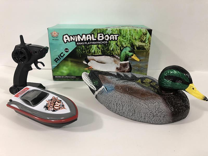 2.4G 4CH RC Green-eaded Duck Boat Does Not Include Electricity