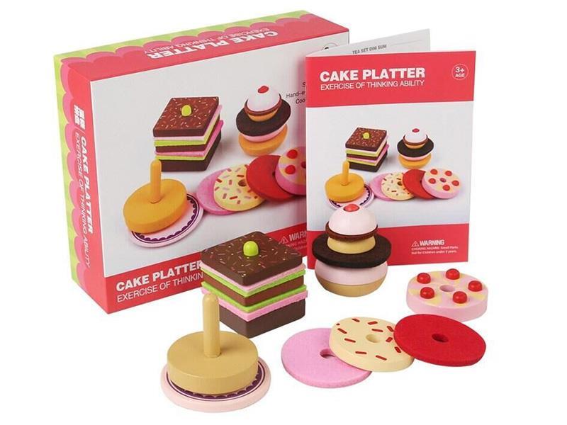 Wooden Cake Platter