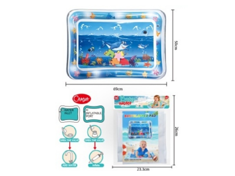 Babies Pat Water And Lie On Pads