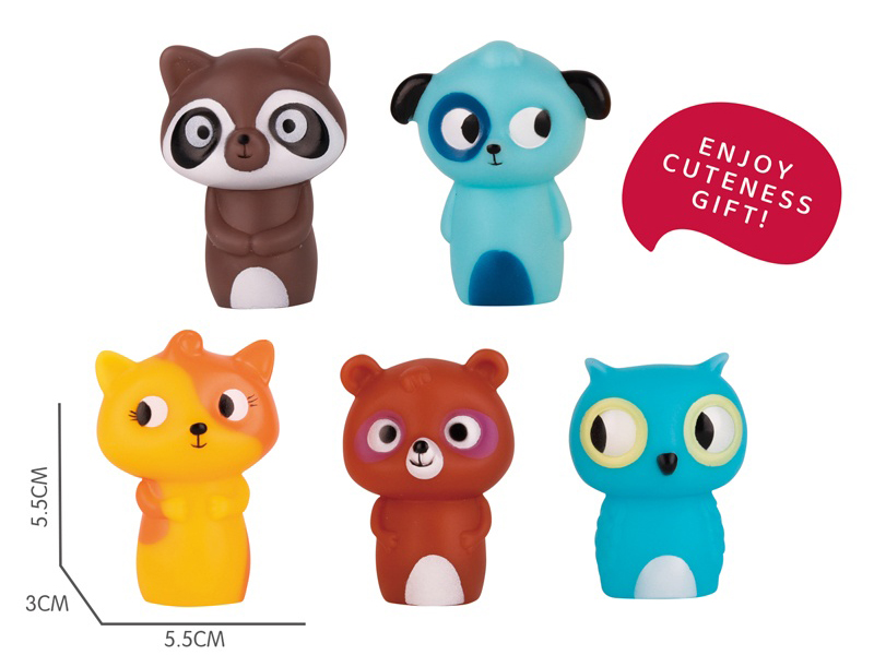 Animal头 Finger Puppets