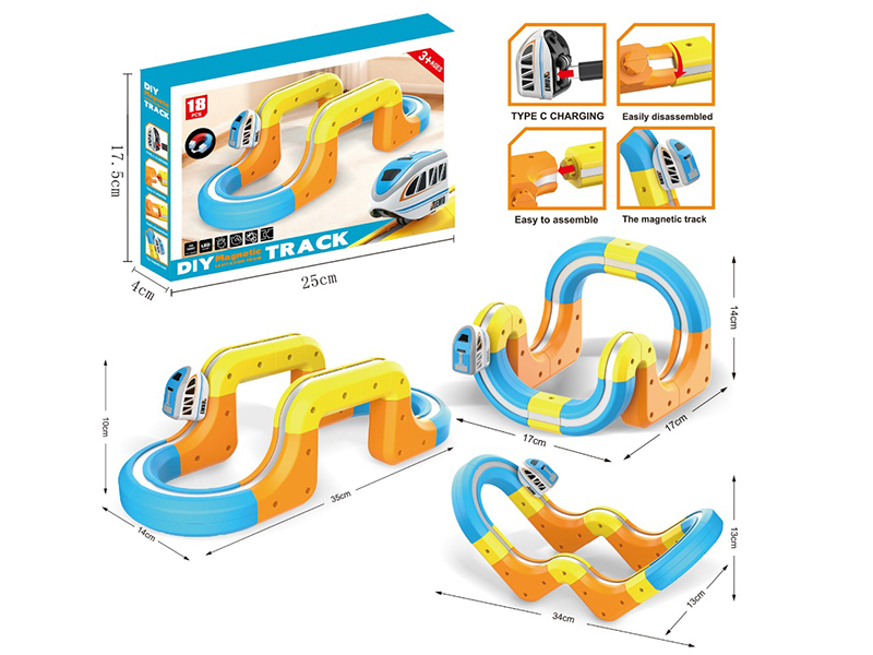 DIY Magnetic Rail Train