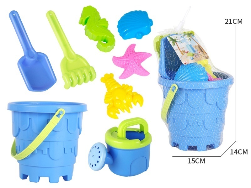 Castle Beach Bucket, Flower Wine, Terrifying Marine Animals 8-Piece Set