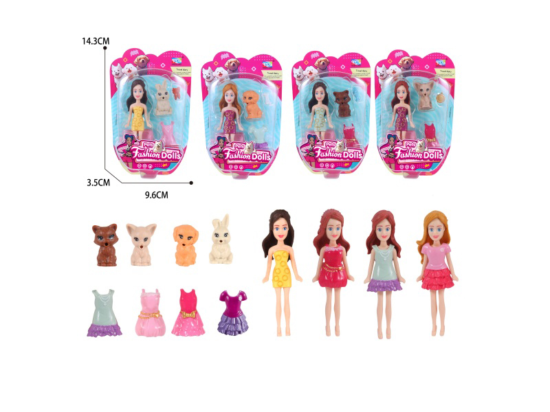 Barbie In Costume + Pet