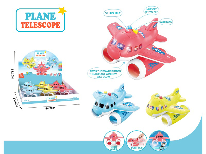 Music Telescope Aircraft 6 Pcs