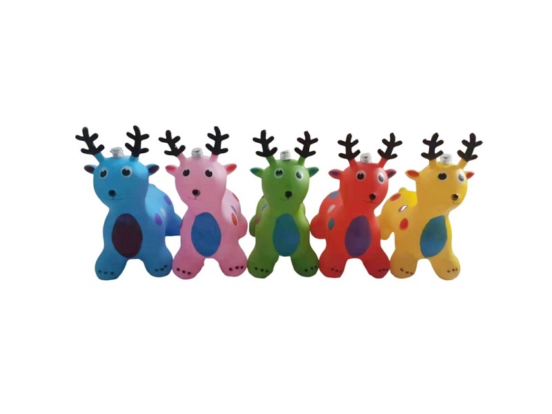 Inflatable Painted Christmas Deer Mix With Flash Music