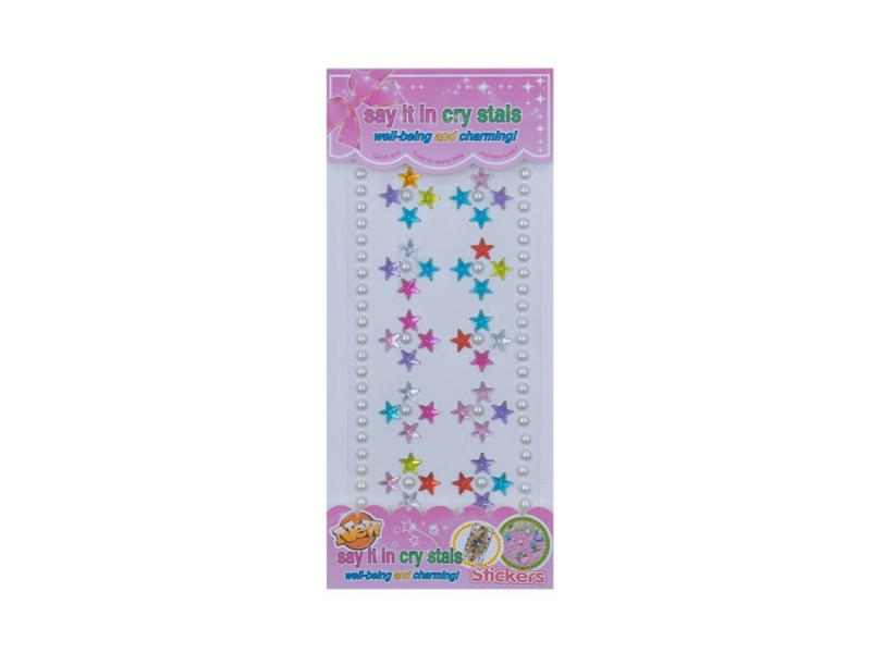 Bracelet Pearl Gems Crystal Stickers