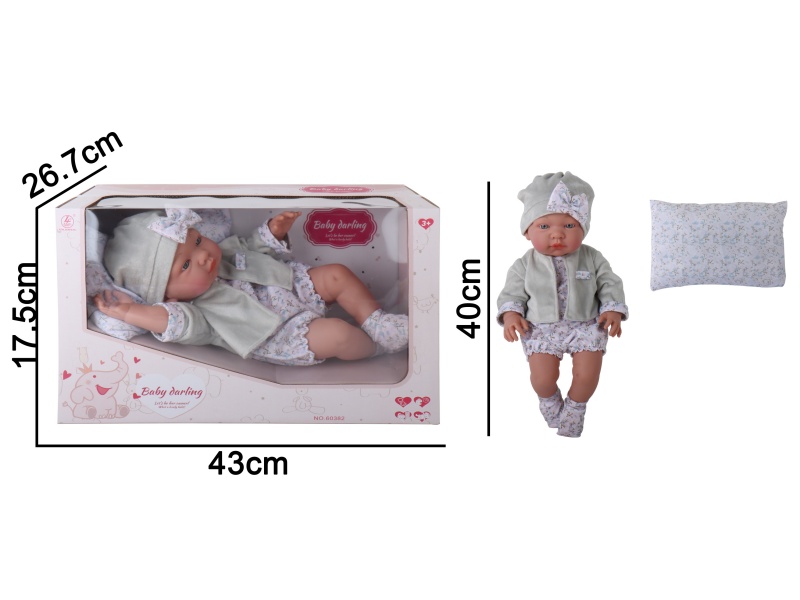 16-Inch Full-Body Rubber Doll (With Female Features)