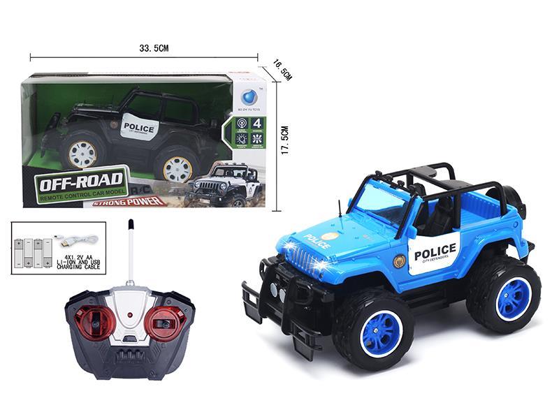Remote Control Jeep Police Car