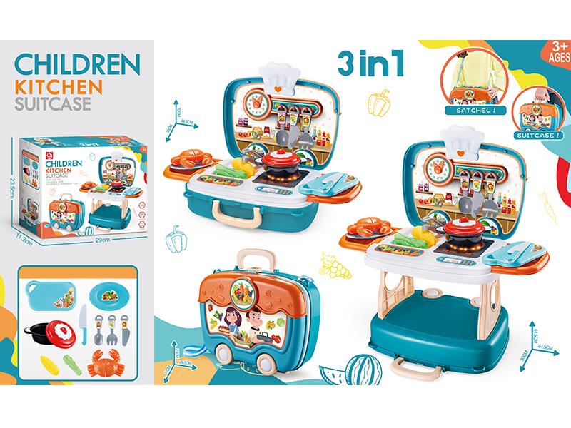 Children Kitchen Suitcase(3 In 1)