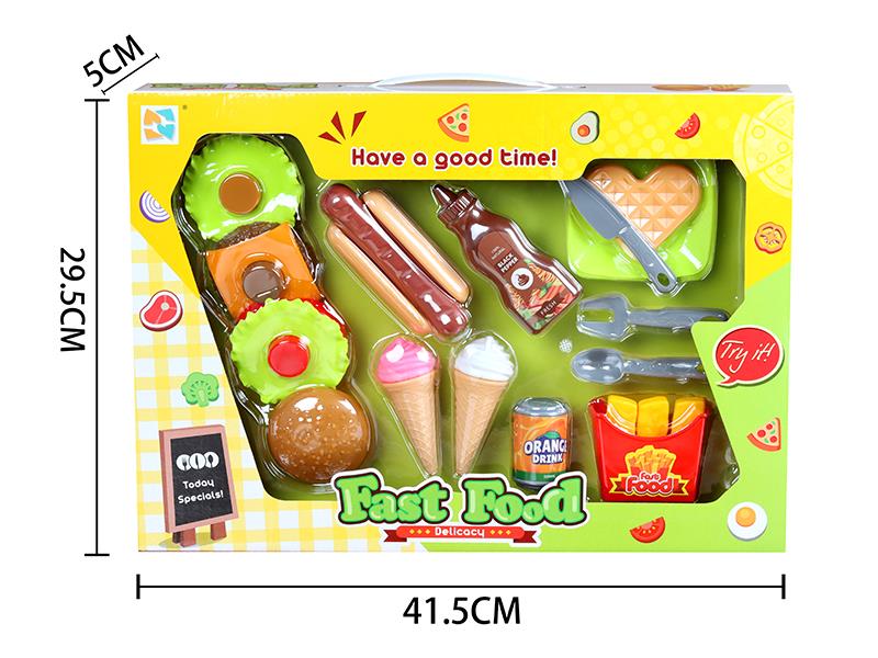 Simulation Hamburger Set