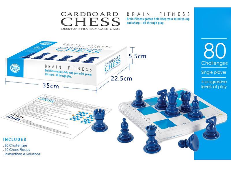 Cardboard Chess Desktop Strategy Card Game