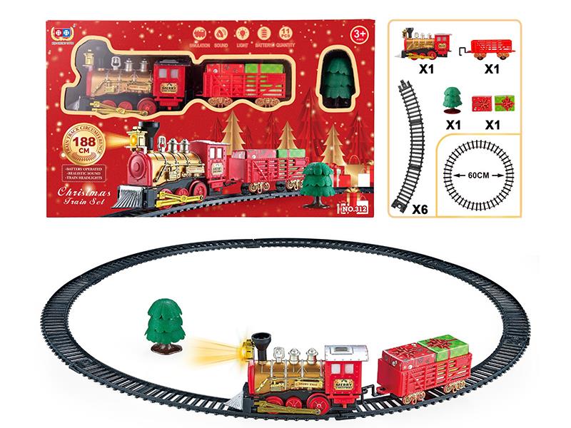 Electric Rail Train With Lights And Music