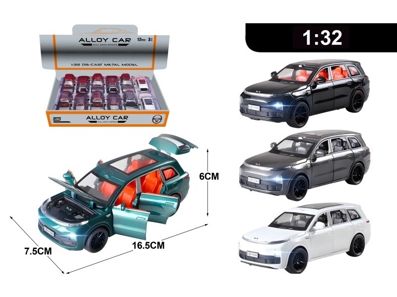 1:32 Alloy Model Display Box With Force/With Light And Sound, 3 Ag13 Batteries Included