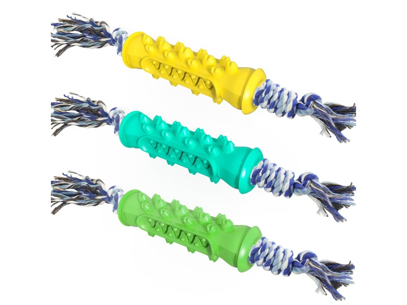 Pet Toy Molar Rod With Rope