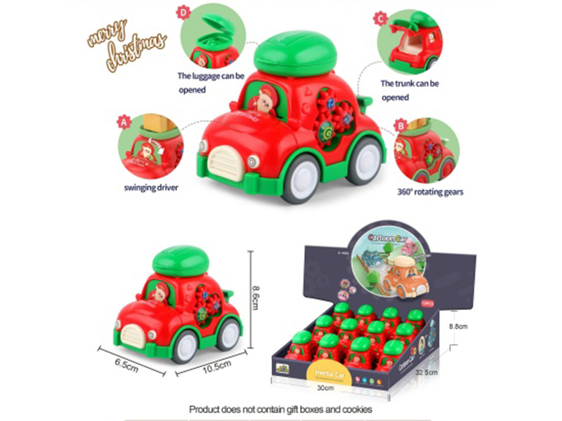 Christmas Inertia Car Can Hold Sugar Cartoon Gear Storage Cars, Christmas Toys And Inertia Toys