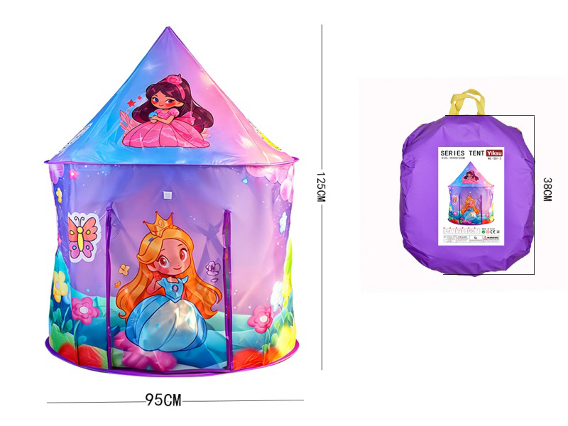 Purple Princess Yurt - Children's Tent Ball Pool