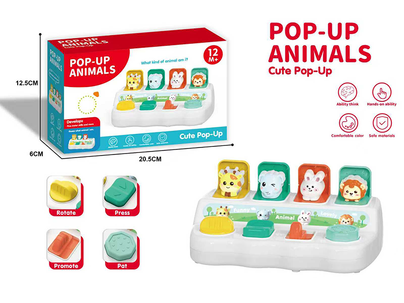 Pop-Up Animals Toy