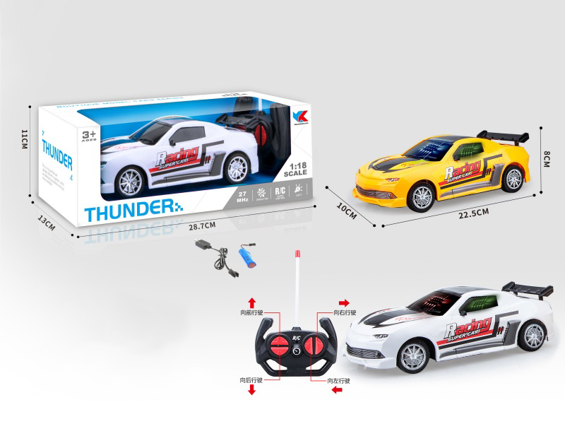 Bumblebee 4CH Remote Control 3D Lighting 1:18 Racing: Electric Package