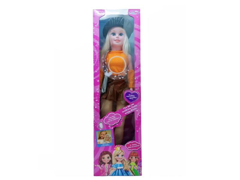 80cm Fashion And Walking Doll With Music