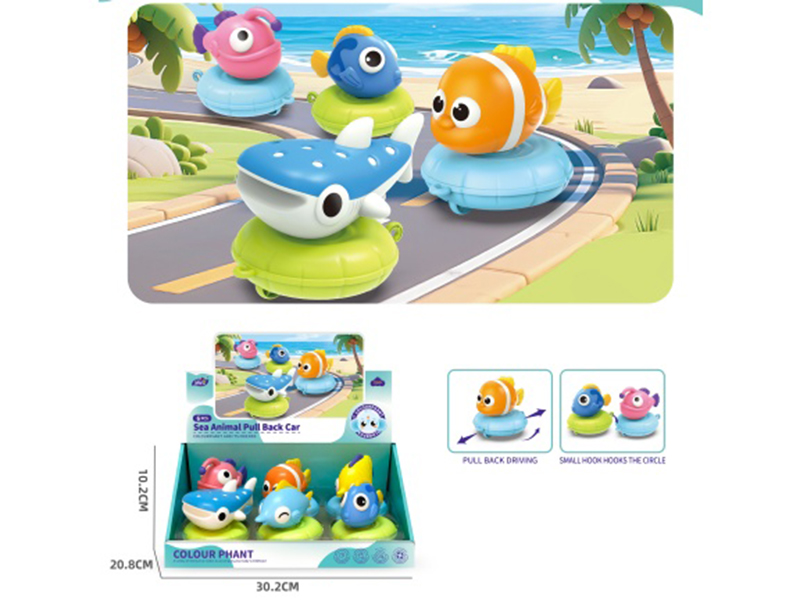 Marine Animal Rebound Car