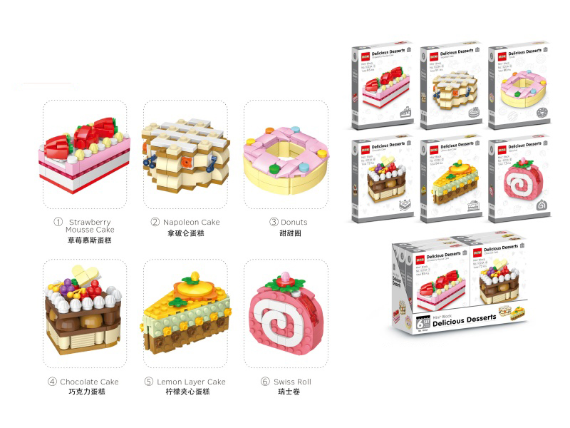 Delicious Dessert Building Blocks