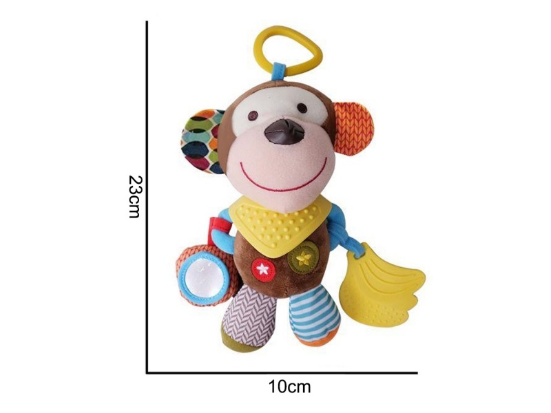 Plush Large Colorful Dog Pendant Baby Comfort Plush Animal Toy