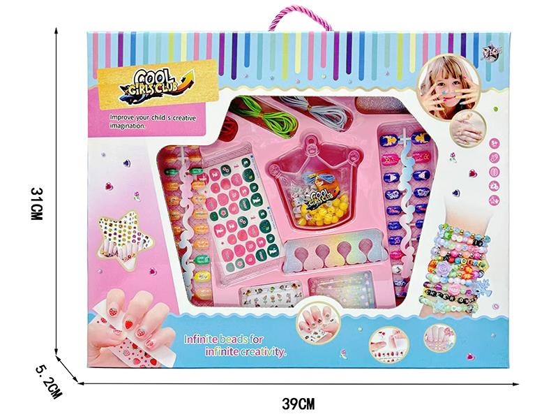 DIY Nail Art & Bracelet Set