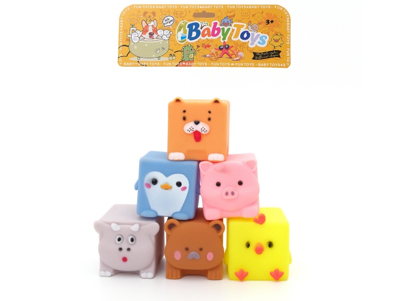 Vinyl Cube Animal (Automatic Whistle)