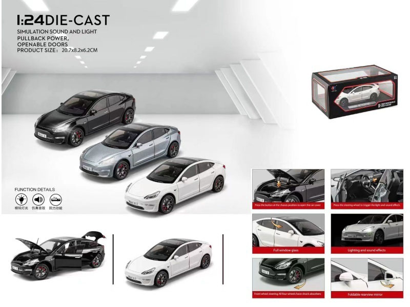 1:24 Tesla Model 3