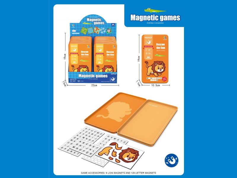 Rescue The Lion (Magnetic Iron Box)