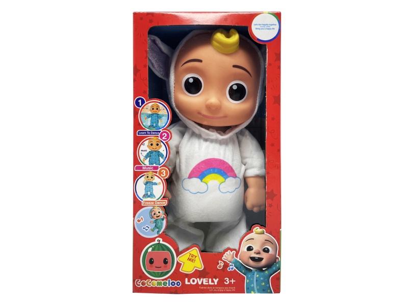 22 Inch B/O Solid Cocomelon JJ Boy Doll(Unicorn)