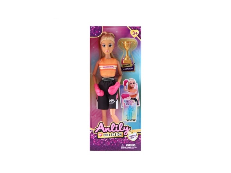 11.5-Inch Solid Doll (Brown Skin Color)