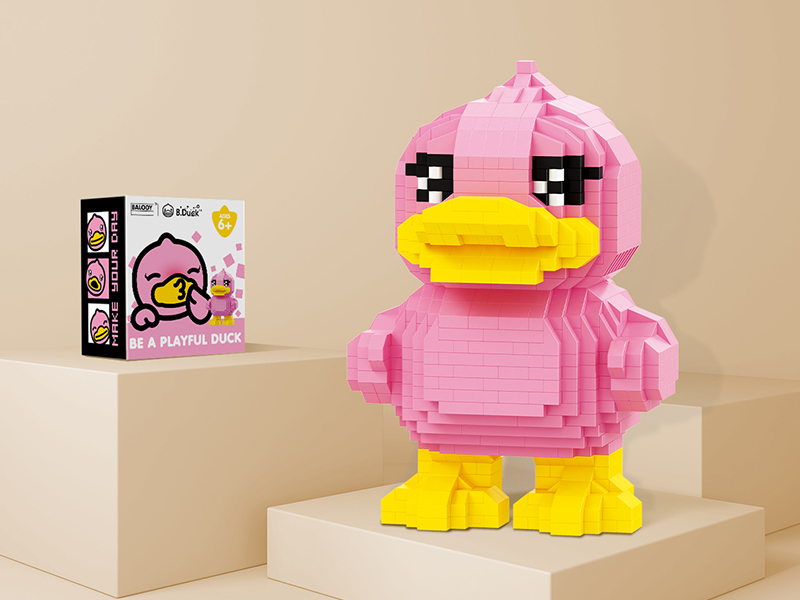 Pink Duck Microparticle Building Blocks(936pcs)