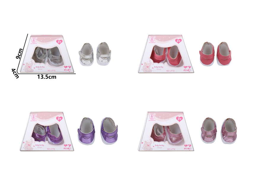6 Colors Of Doll Shoes For 16 Inch