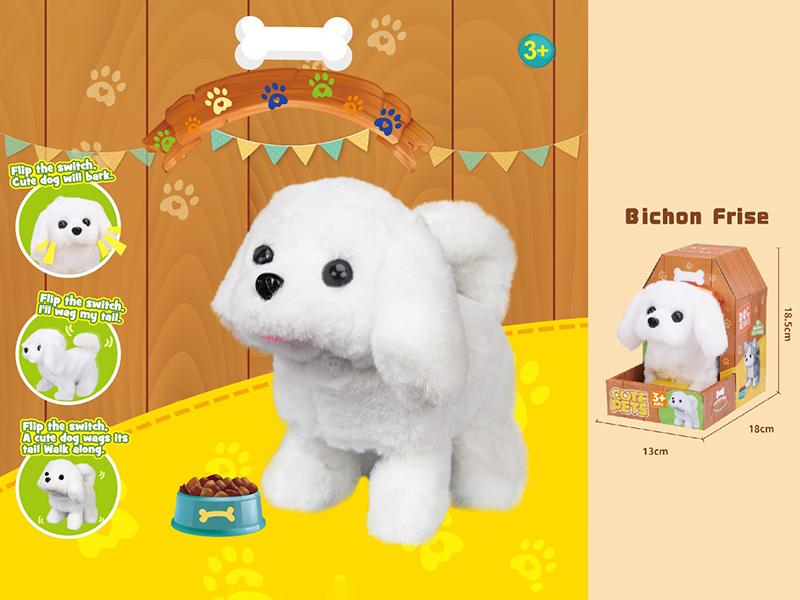 Electric Plush Pet - Bichon Frise