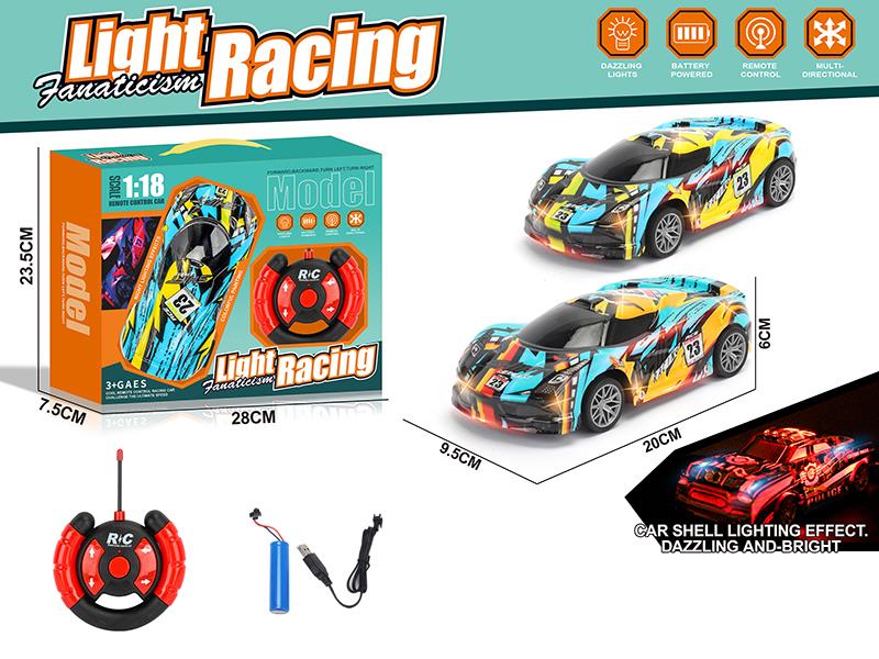 1:18 4CH R/C Racing Car(Included Batteries)