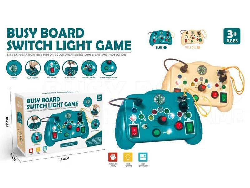 Montessori Busy Board Multi-Functional Compass Steering Wheel