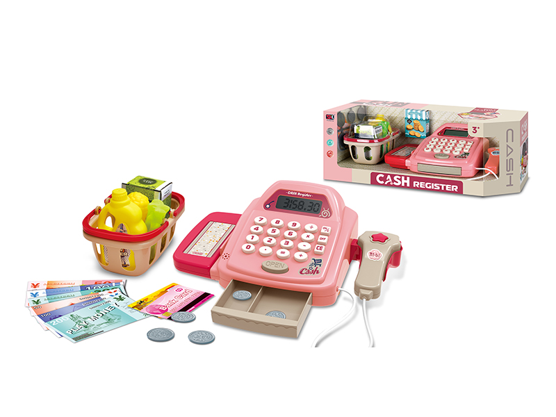 Cash Register + Shopping Basket Set