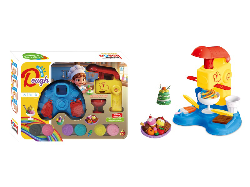 Colorful Ice Cream Machine - Play Dough Series