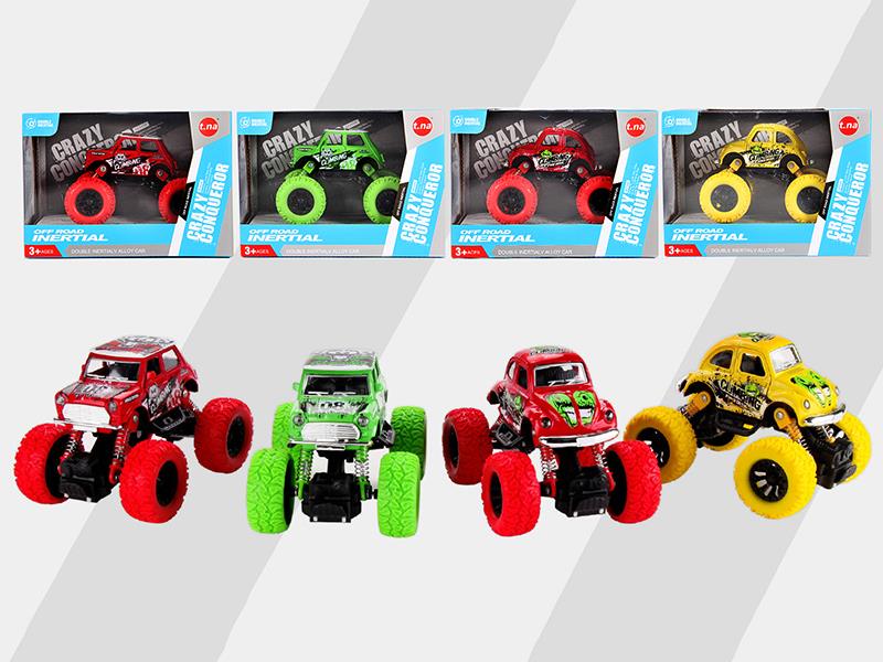 Double Pull Back Alloy Q Version Off-Road Climbing Vehicle Without IC