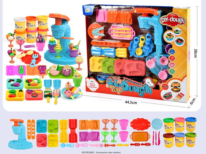 Colored Clay Ice Cream Maker Set 36pcs