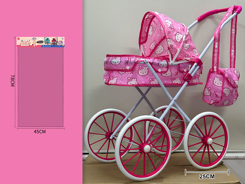 Hello Kitty Iron Stroller Toy