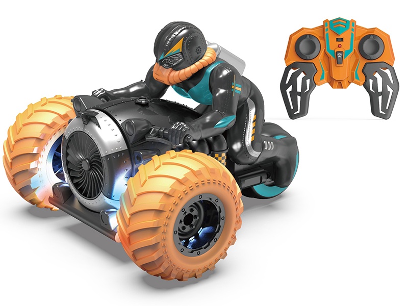 5-Channel Remote Control Stunt Motorcycle