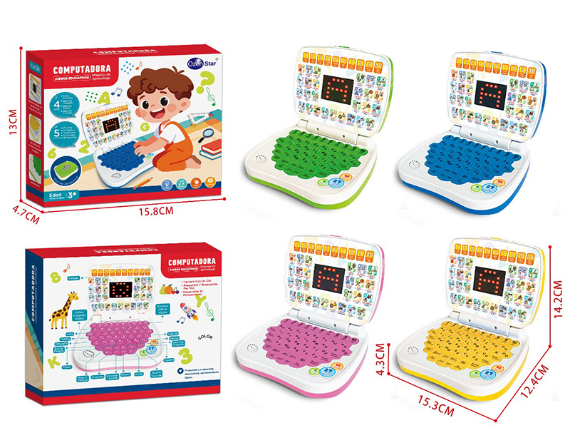 English And Spanish LED Screen Table Learning Machine