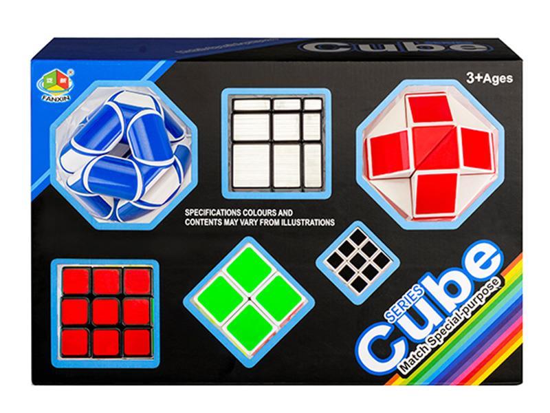 Magic Cube,Rubik's Snake 6pcs