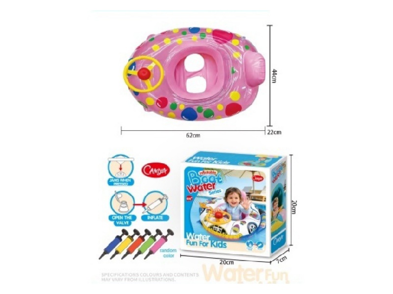 Children'S Swimming Rings + Air Pump [Car Horn Boat]