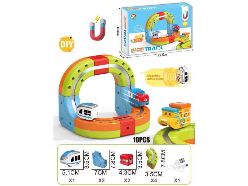 DIY Magnetic Levitation Track Toys 10pcs
