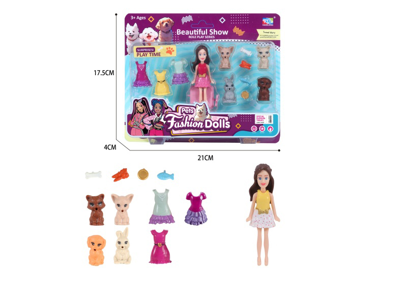 Barbie In Costume + Pet